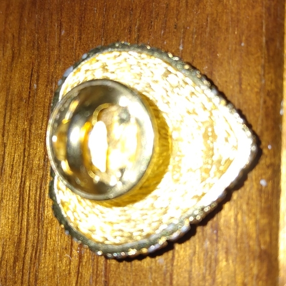 Vintage Christian Dior heart pin brooch signed Chr Dior made in Germany - Picture 5 of 12